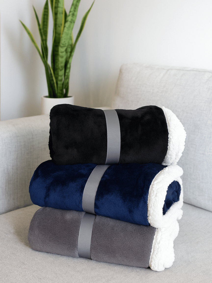 B5685 - Deluxe Sherpa Throw Blanket - Image 6