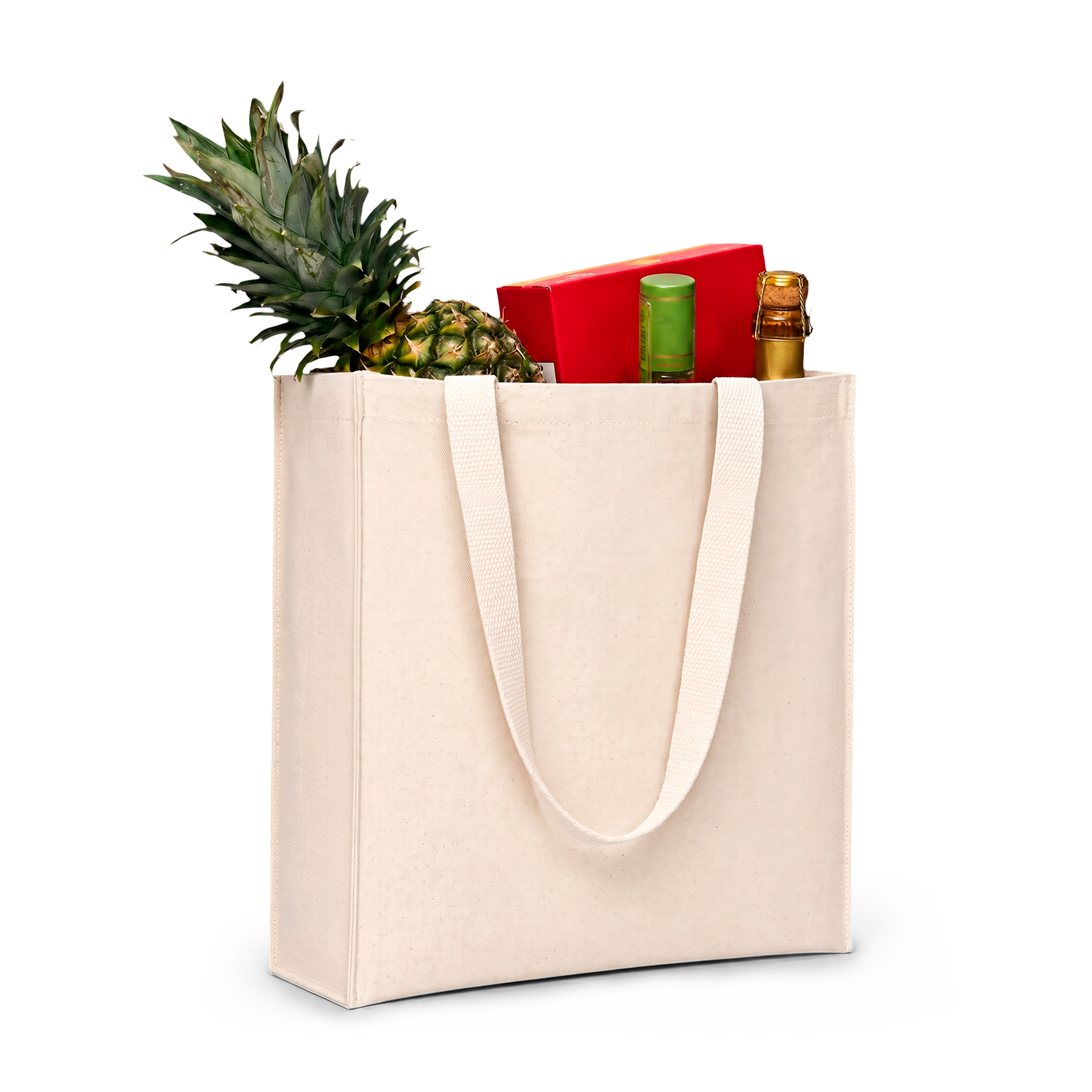 B9230 - Cotton Canvas Smart Shopper Tote - Image 2