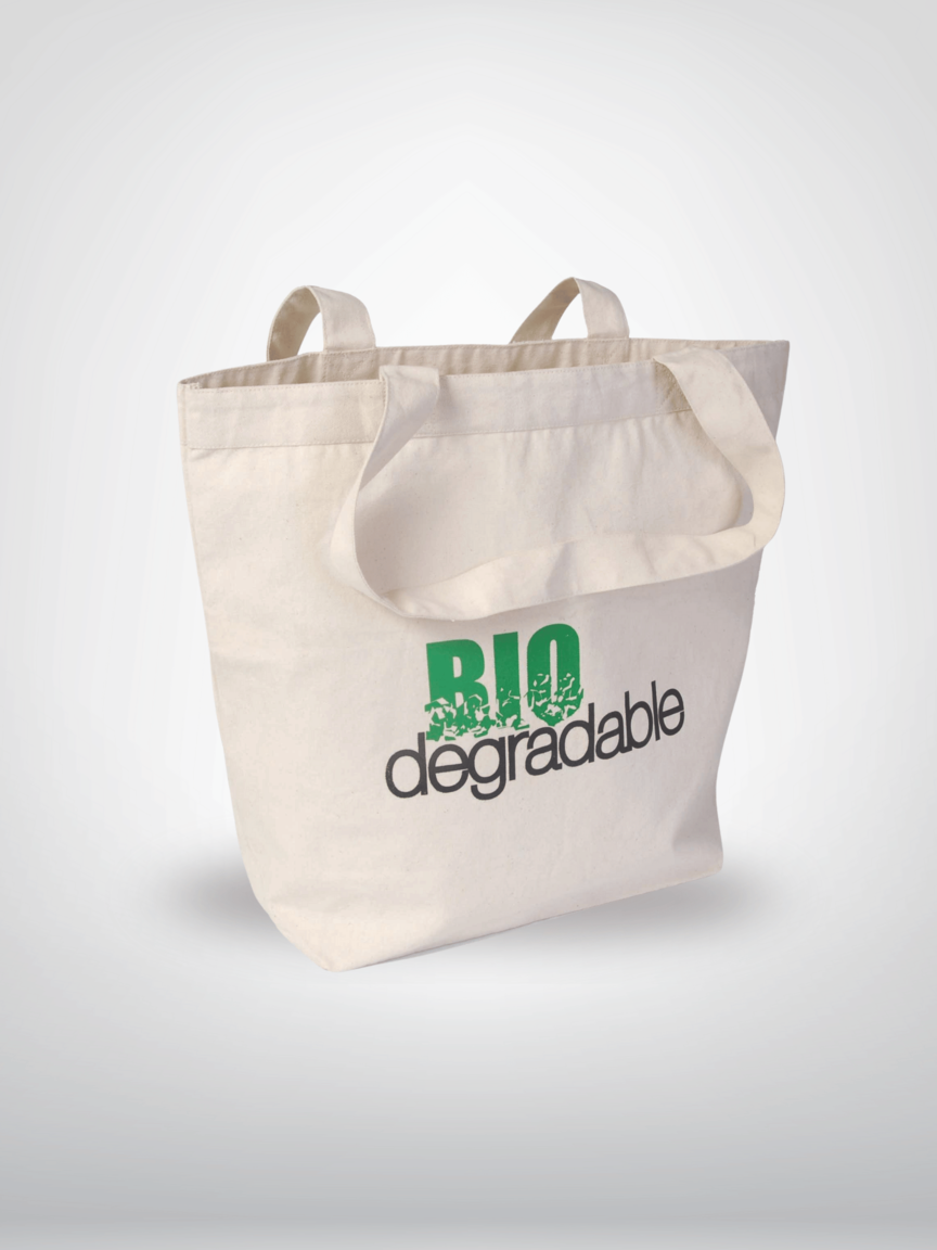 B9540 - Cotton Canvas Jumbo Tote - Image 2