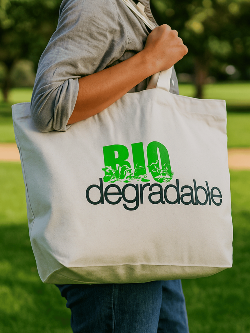 B9540 - Cotton Canvas Jumbo Tote - Image 7