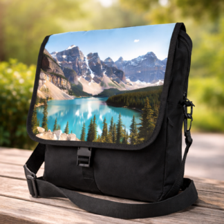CD1412- Travel Messenger Bag- Made in Canada- Custom Made to Order
