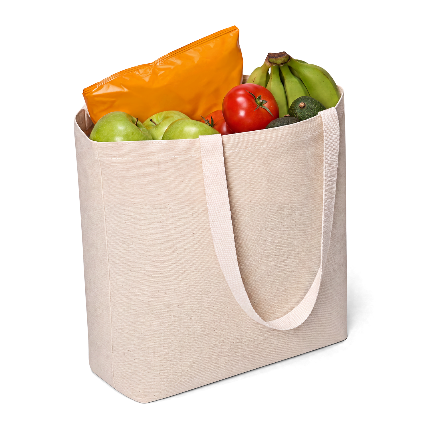 B9213 - Cotton Canvas Super Tote - Image 2