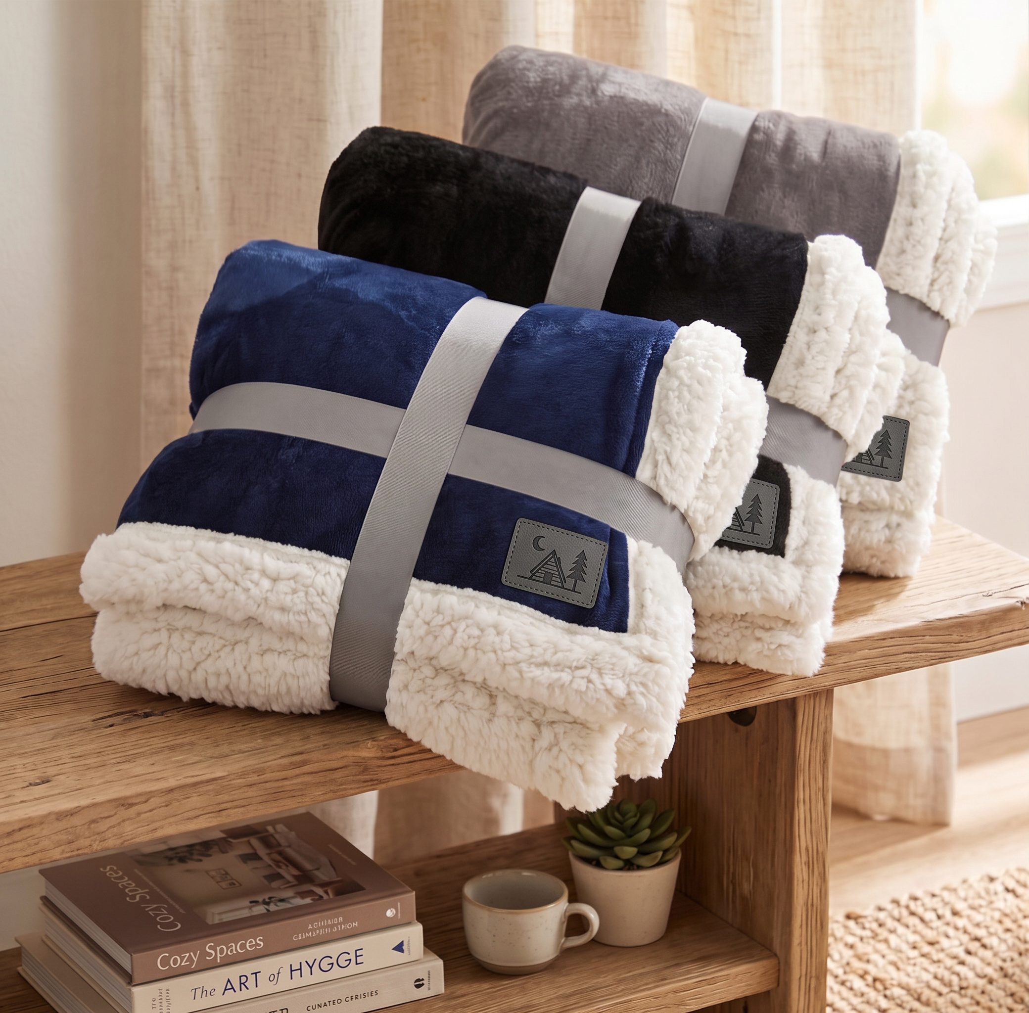 B5685 - Pembroke Deluxe Sherpa Throw Blanket - Image 4