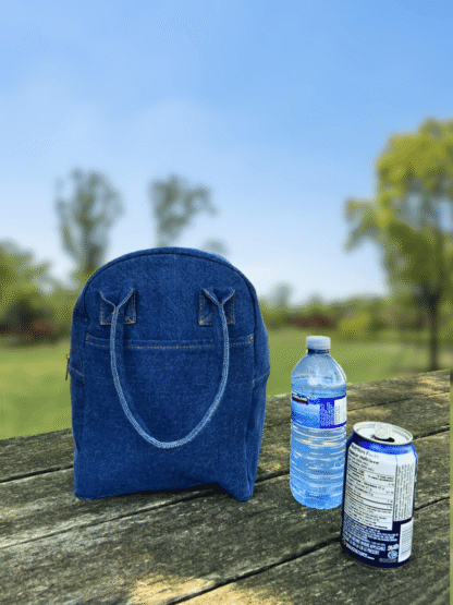 B5340 - Denim Lunch Insulated Bag - Image 9
