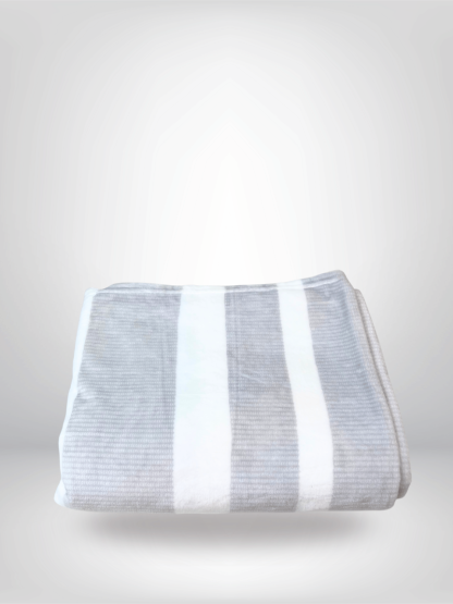 B5665 – Striped Flannel Fleece Blanket - Image 4