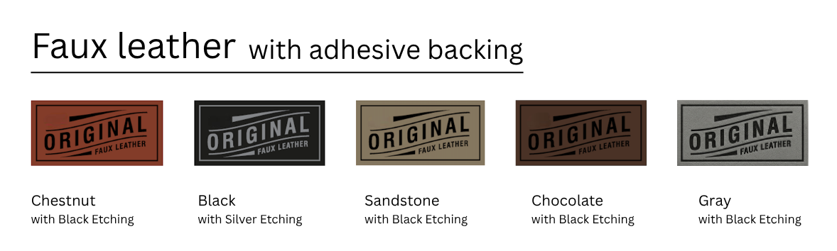 Faux Leather Options